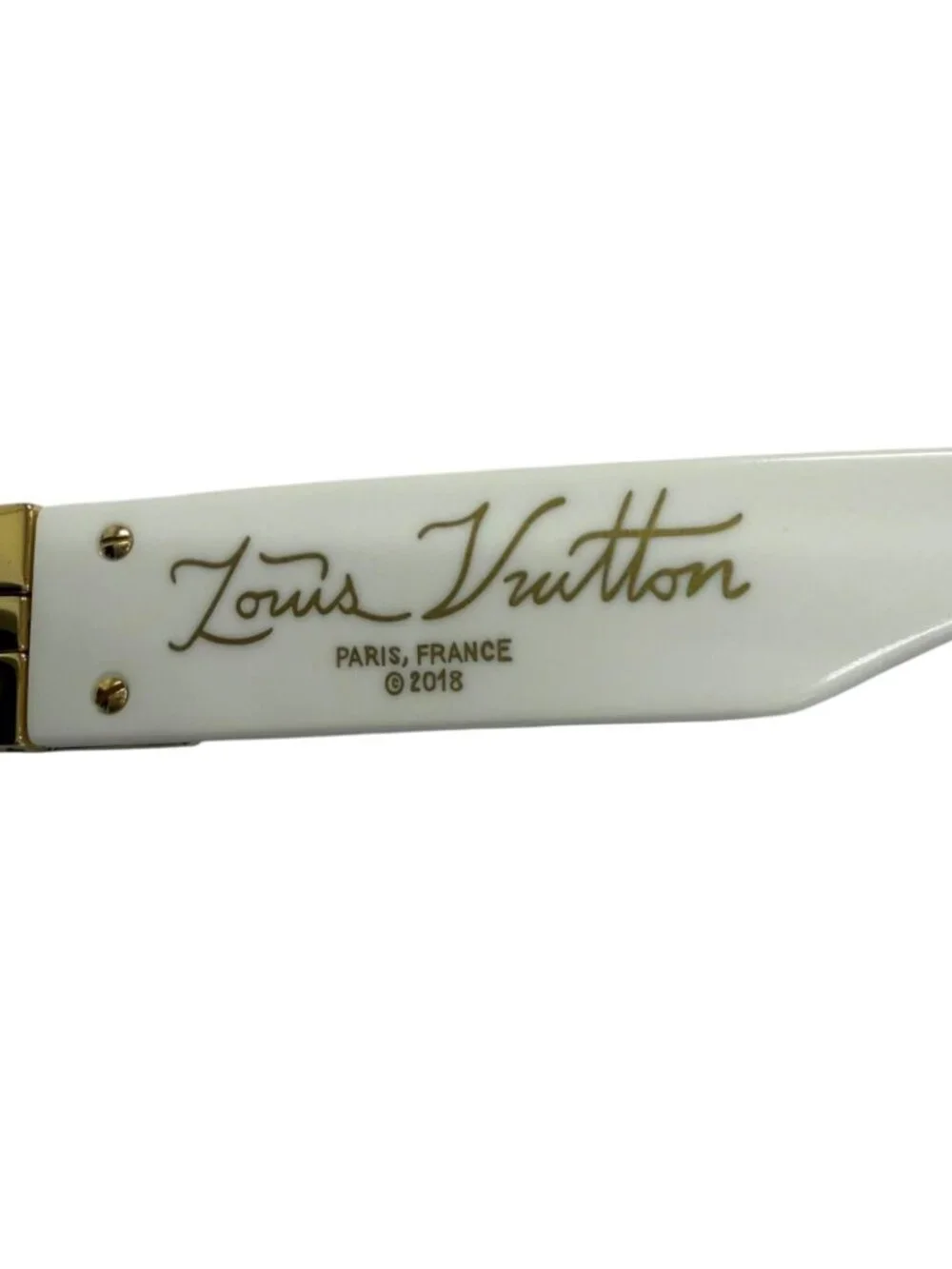 Louis Vuitton Sunglasses 1.1 Millionaire Mirror Lens White Gold 58 Eyewear
